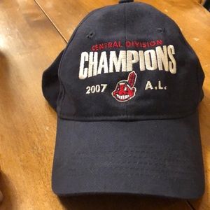 Central Division Champions 2007 AL Indians hat